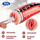 Pickup Suction Sex Toy Heating Voice Penis Stroker - Adult Toys 