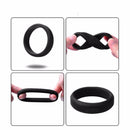 6 Size Stretchy Silicone Penis Ring Ball Stretcher For Male Sex Toy