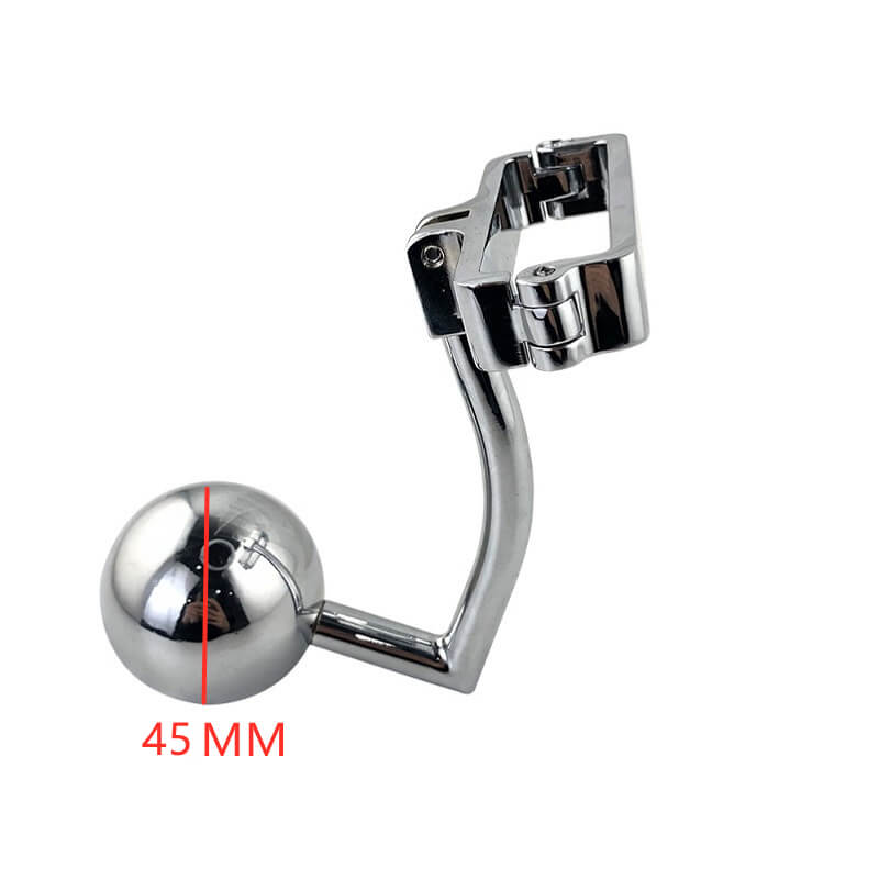 Metal Ball Stretcher With Anal Beads Anal Hook Men Sex Toy