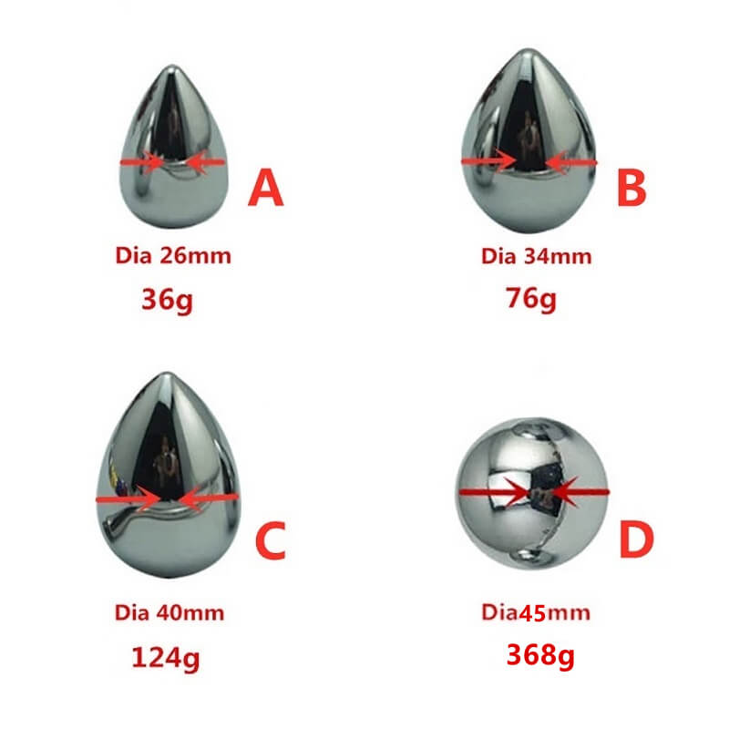 Metal Ball Stretcher With Anal Beads Anal Hook Men Sex Toy