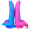 7.8in Colorful Banana Spice Fruit Penis Dildo For Famales Toy