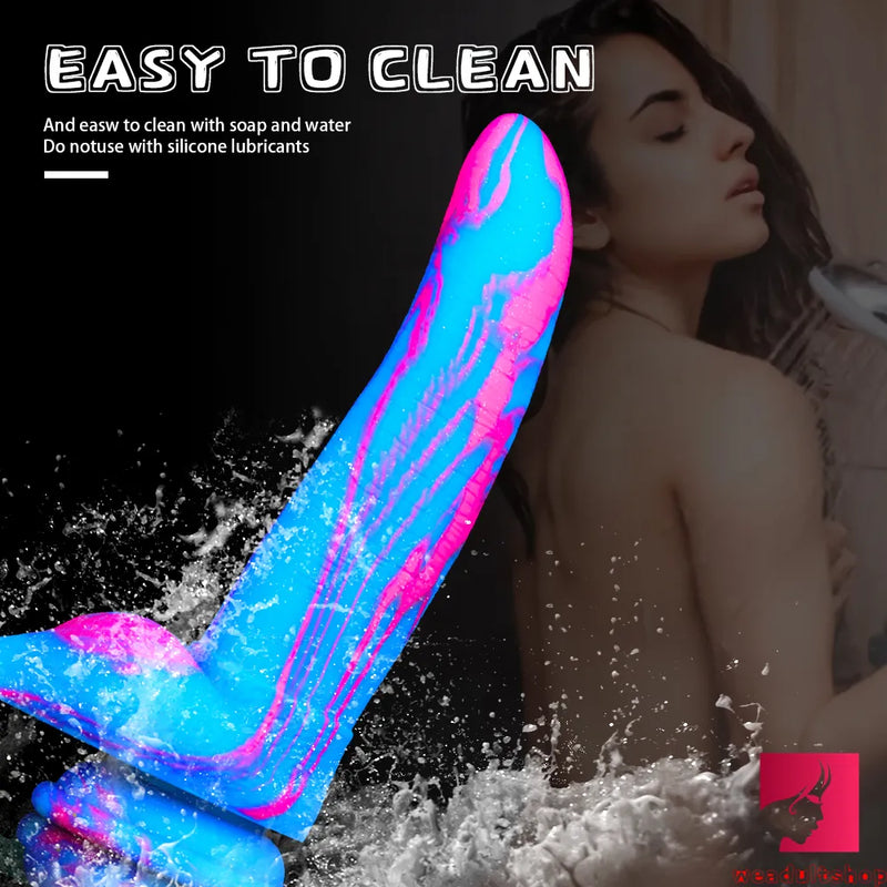 7.8in Colorful Banana Spice Fruit Penis Dildo For Famales Toy