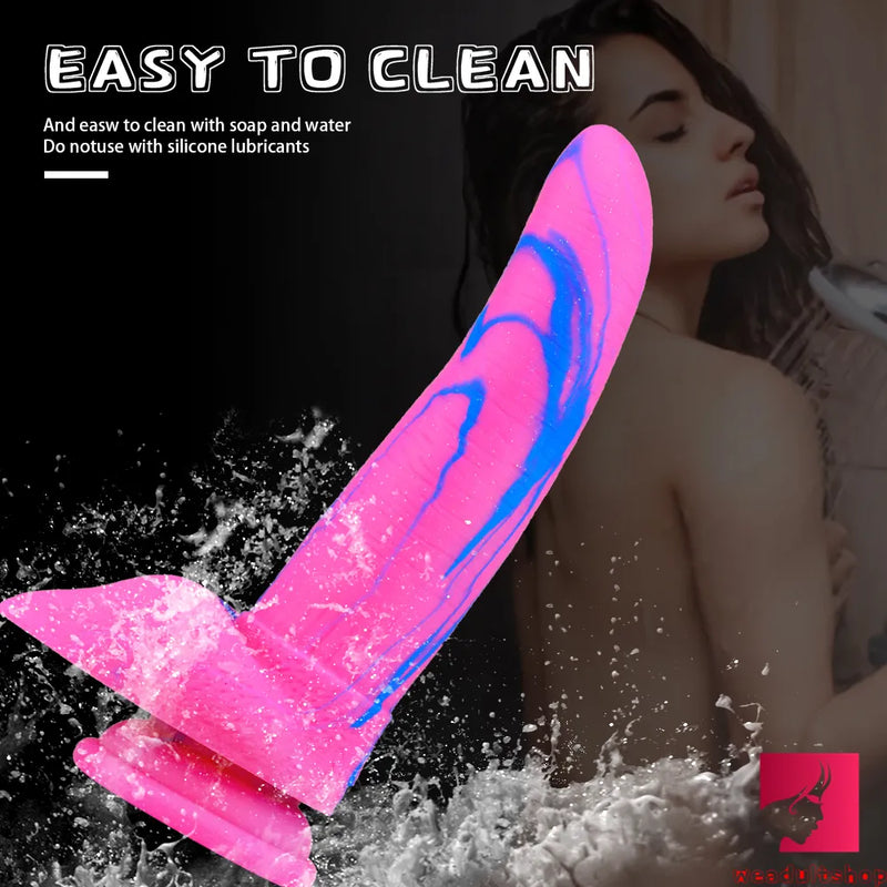 7.8in Colorful Banana Spice Fruit Penis Dildo For Famales Toy