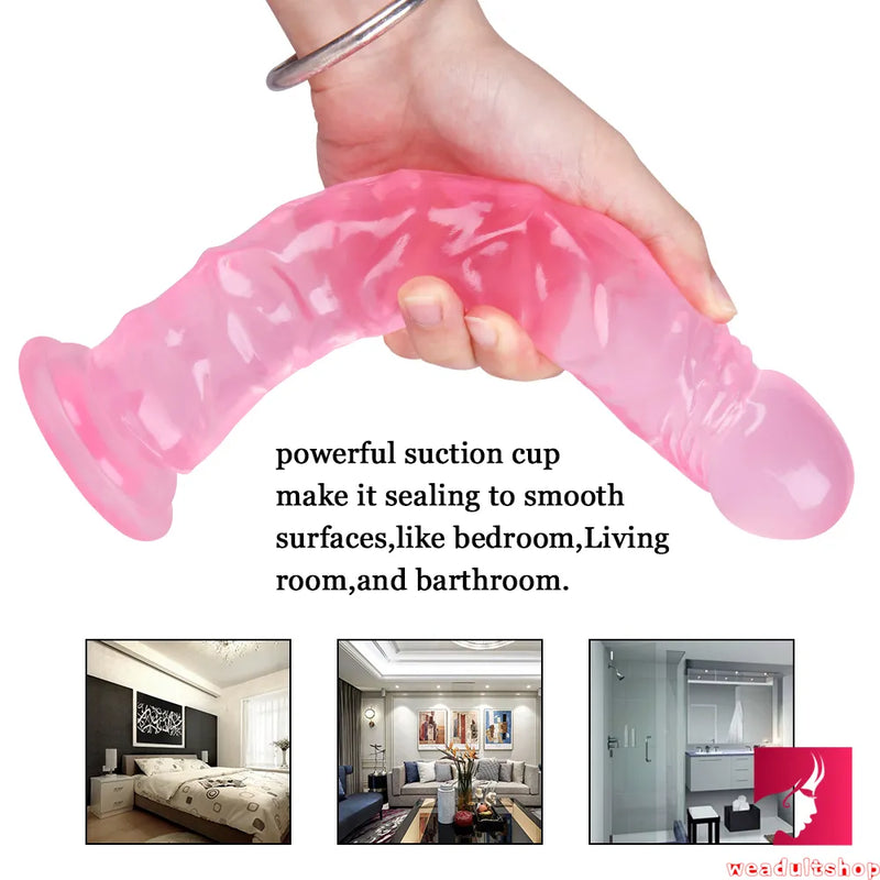 9.84in Soft Realistic Dildo Sex Toy For Adult Women Masturbation