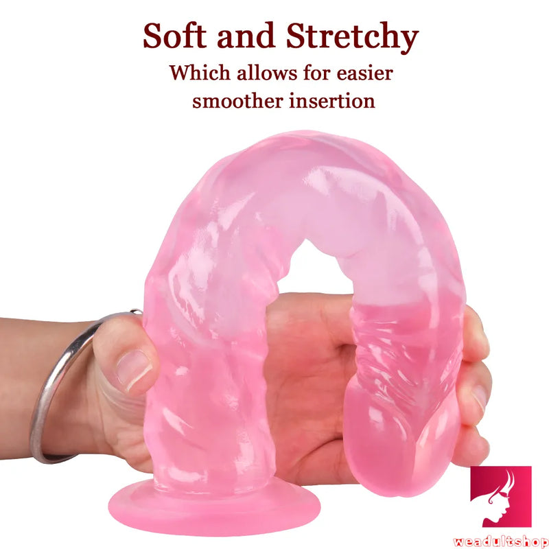 9.84in Soft Realistic Dildo Sex Toy For Adult Women Masturbation