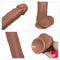 8.26in Double Layer Silicone Lifelike Dildo Adult Sex Toy