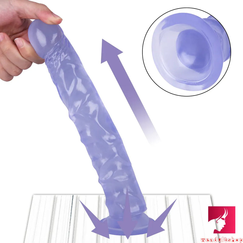 9.84in Soft Realistic Dildo Sex Toy For Adult Women Masturbation