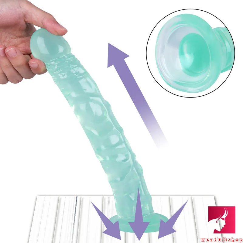 9.84in Soft Realistic Dildo Sex Toy For Adult Women Masturbation