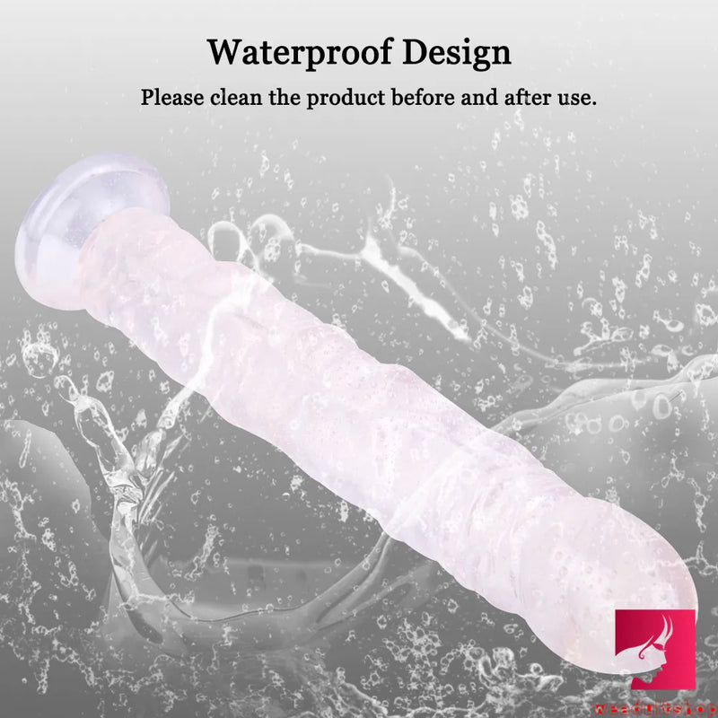 9.84in Soft Realistic Dildo Sex Toy For Adult Women Masturbation