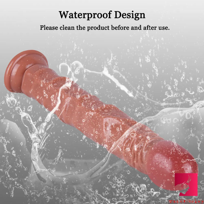 9.84in Soft Realistic Dildo Sex Toy For Adult Women Masturbation