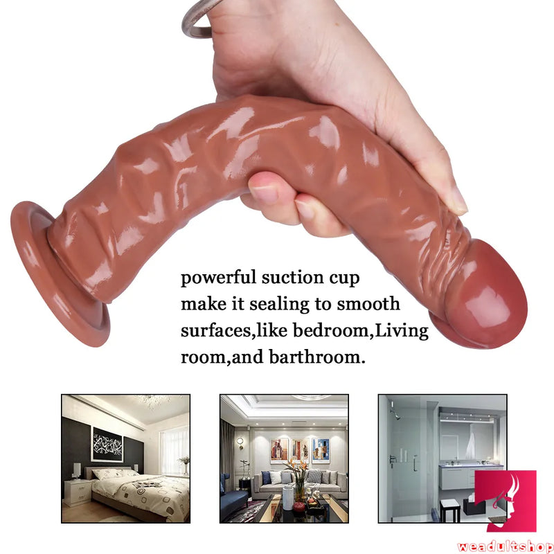 9.84in Soft Realistic Dildo Sex Toy For Adult Women Masturbation