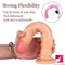 9.84in Soft Realistic Dildo Sex Toy For Adult Women Masturbation