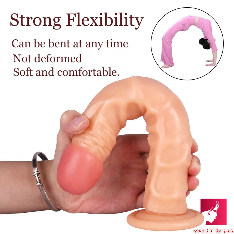 9.84in Soft Realistic Dildo Sex Toy For Adult Women Masturbation