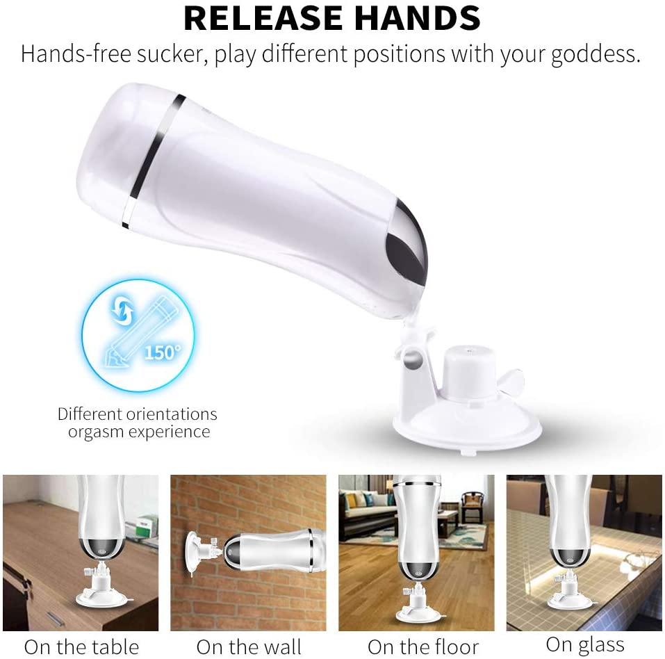Hands-free Interactive Vibrating Sound Male Masturbator