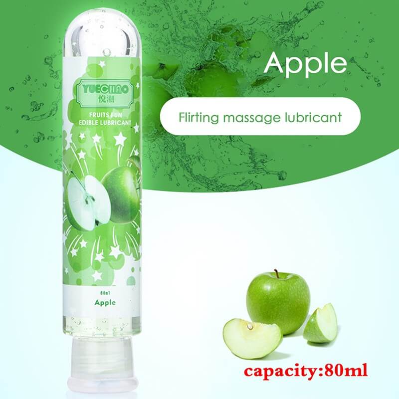80ml Fruit Flavor Sex Body Massage Oil Water Based Lubricants - Adult Toys 
