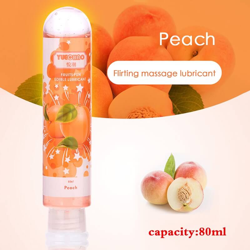 80ml Fruit Flavor Sex Body Massage Oil Water Based Lubricants - Adult Toys 