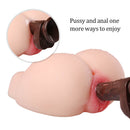 3D Realistic Ass Real Man Masturbation Silicon Soft Tight Vagina Anus - Adult Toys 