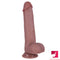 8.66in Silicone Dildo Adult Sex Toy With Moving Foreskin