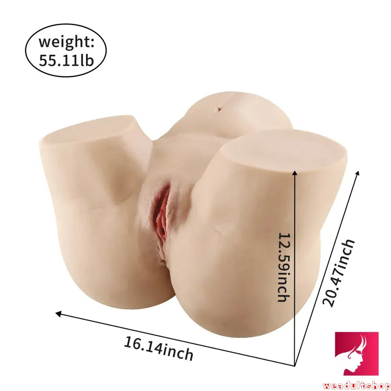 55.11lb Big Ass Real Skin Touching TPR Sex Doll Torso For Orgasm Sex