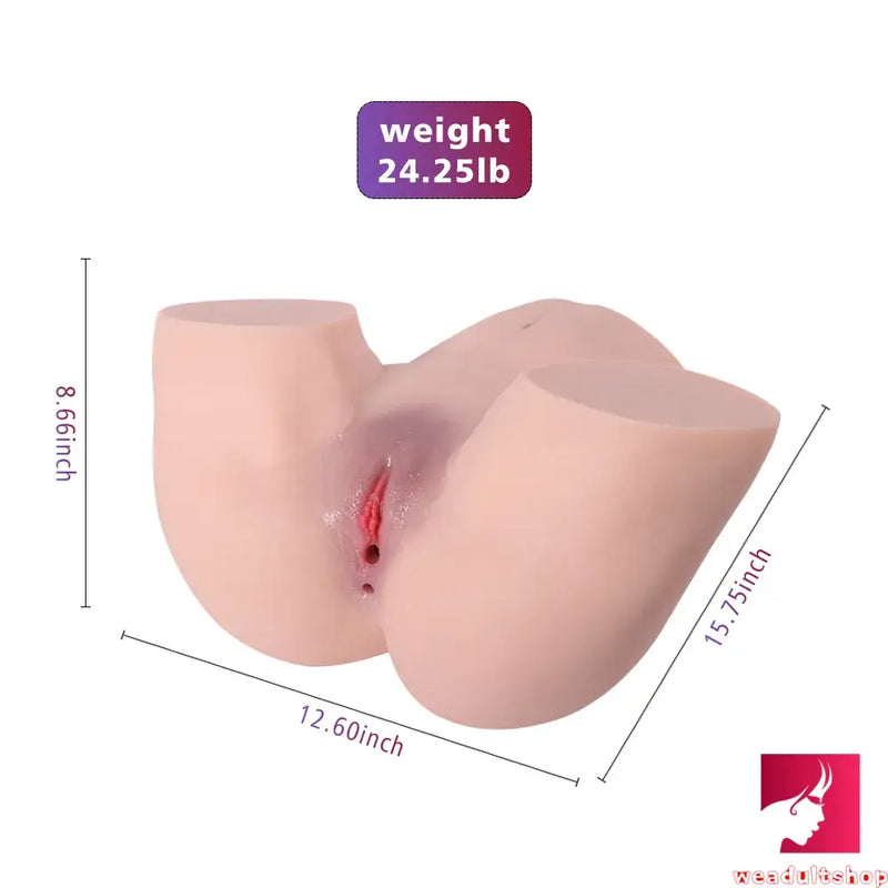 24.25lb Real Vaginal 3D Channel Big Ass TPR Adult Sex Doll Torso