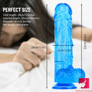11in Big Blue Thick Cock Dildo For Women Vaginal Dilator
