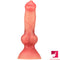 7.6in Soft Fantasy Dog Animal Penis Dildo For Anal Massaging