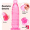 9.65in Bottle Fantasy Women Vagina Sex Penis Dildo For Adults