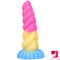8.07in Fantasy Spiral Flexible Butt Plug Dildo For Women Orgasm