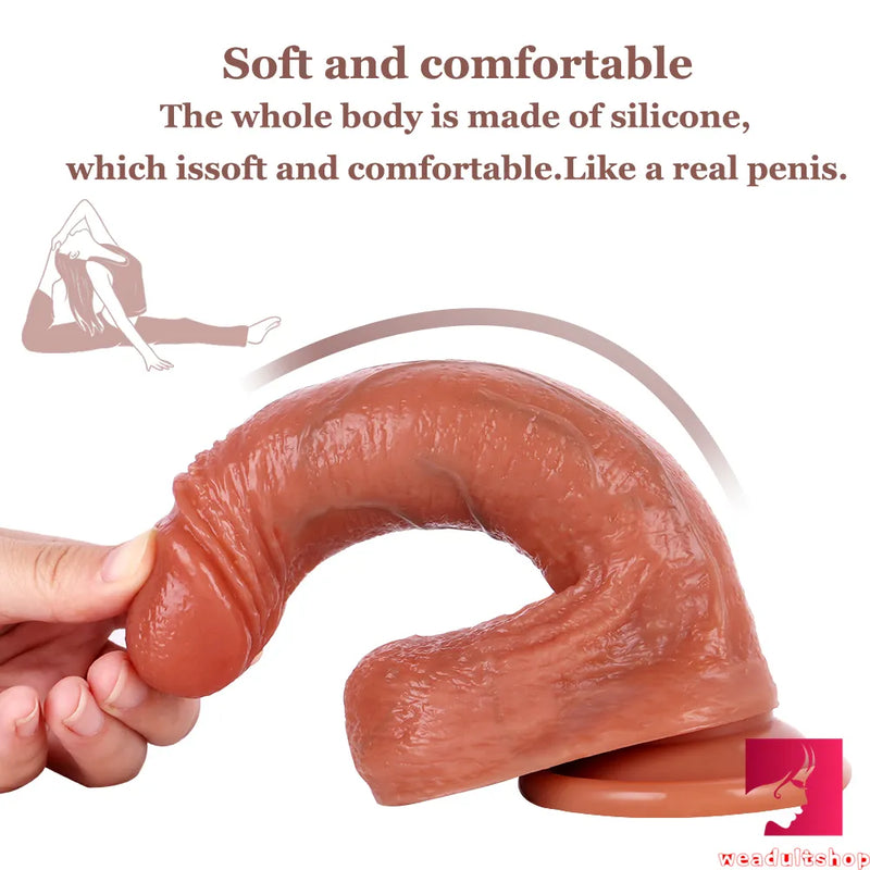 7.48in Waterproof Realistic Penis Dildo For Lesbian Female Love Toy