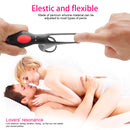 9 Vibration Modes Dual Loops Cock Ring Portable Electric Massage Toy - Adult Toys 