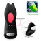 9 Vibration Modes Dual Loops Cock Ring Portable Electric Massage Toy - Adult Toys 