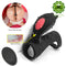 9 Vibration Modes Dual Loops Cock Ring Portable Electric Massage Toy - Adult Toys 