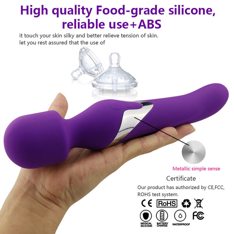 Double-headed Turning Beads 360 Degree Rotation Vibrator