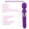 Double-headed Turning Beads 360 Degree Rotation Vibrator