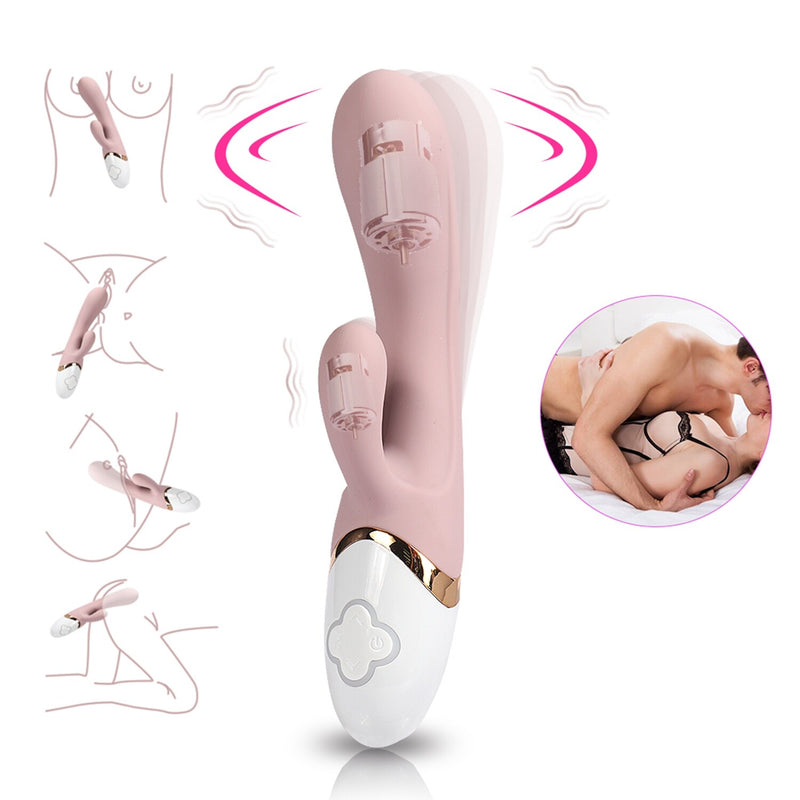 Silicone G-spot Massage Variable Frequency AV Wand Vibrator