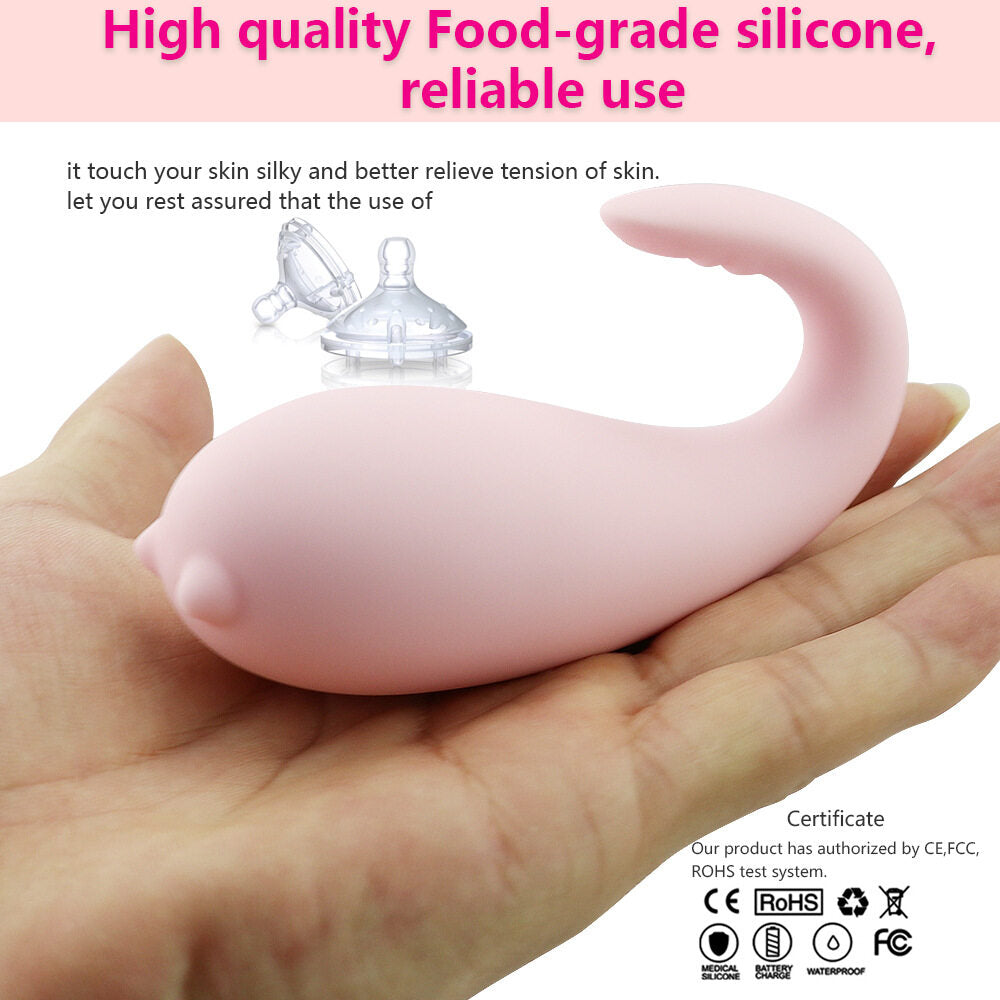 Remote Wireless Devil Female Whale APP Wearble Vibrator Remote Wireless Devil Female Whale APP Wearble Vibrator