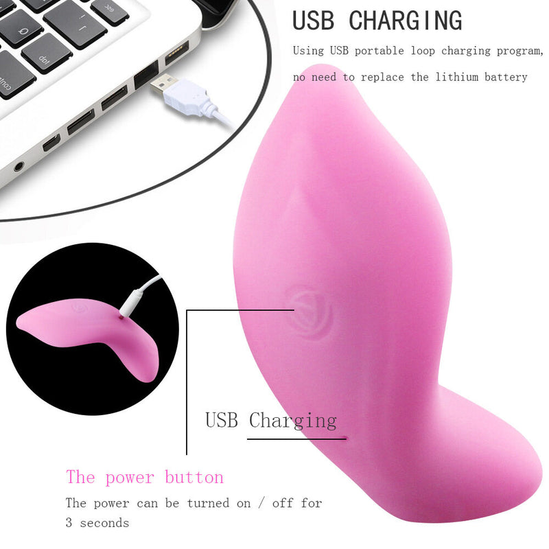 Liquid Silicone Invisible Wearable Rechargeable All-inclusive Vibrator