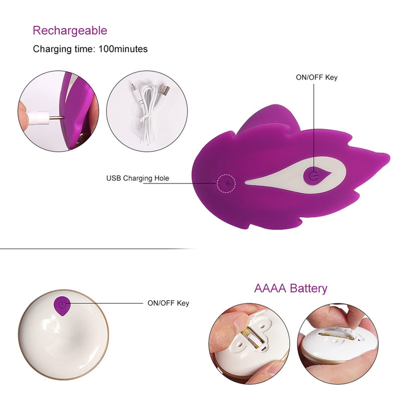 D8 Vaginal Massager 10 Frequency Wireless Wearable Invisible Vibrator