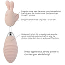 Love Moment Rabbit Smart Heating Remote Control Soft Silicone Vibrator