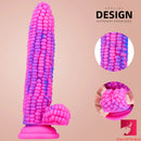 8in Corn Lifelike Feeling Silicone Vegetable Penis Butt Plug Dildo