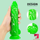 8in Corn Lifelike Feeling Silicone Vegetable Penis Butt Plug Dildo