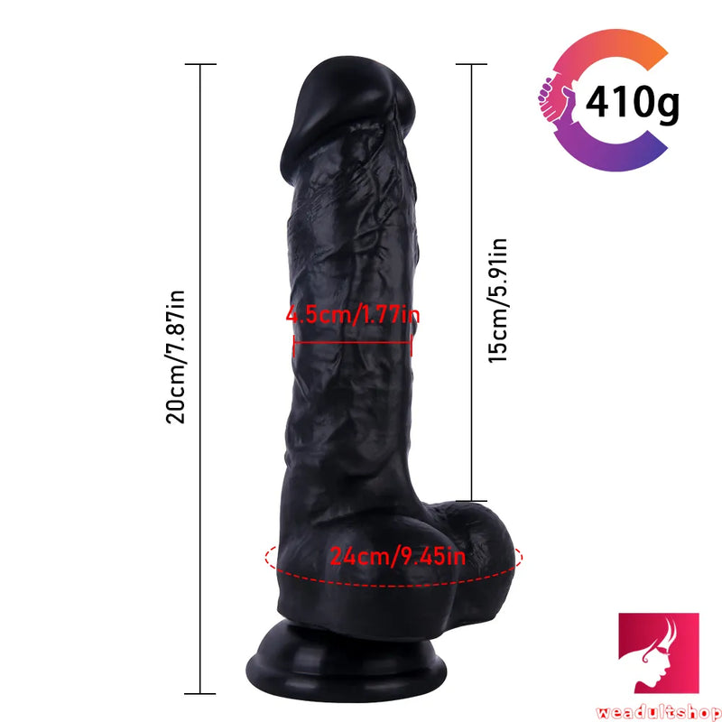 7.87in Men Lifelike Penis Masturbation Vagina Massage Dildo