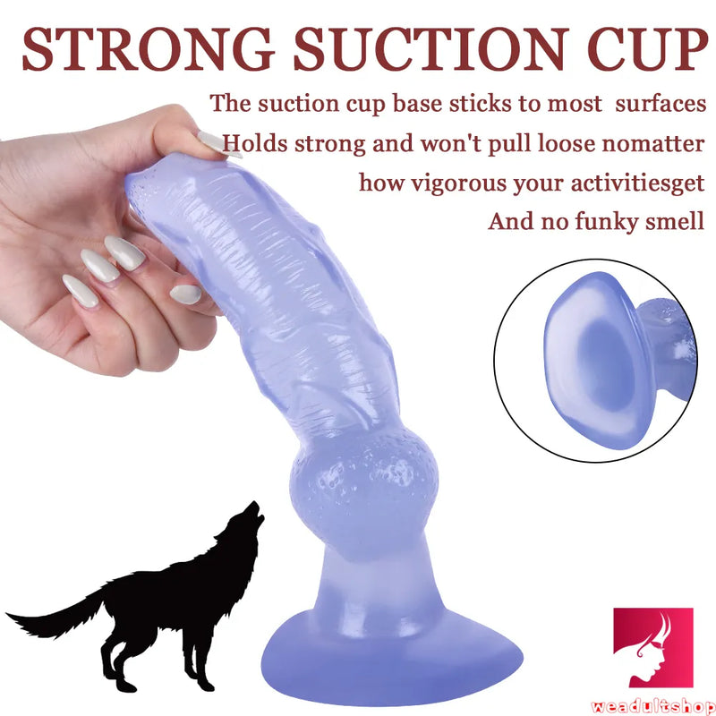 8.27in Wolf Dog Special-shaped Animal Dildo SM Sex Toy