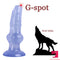 8.27in Wolf Dog Special-shaped Animal Dildo SM Sex Toy
