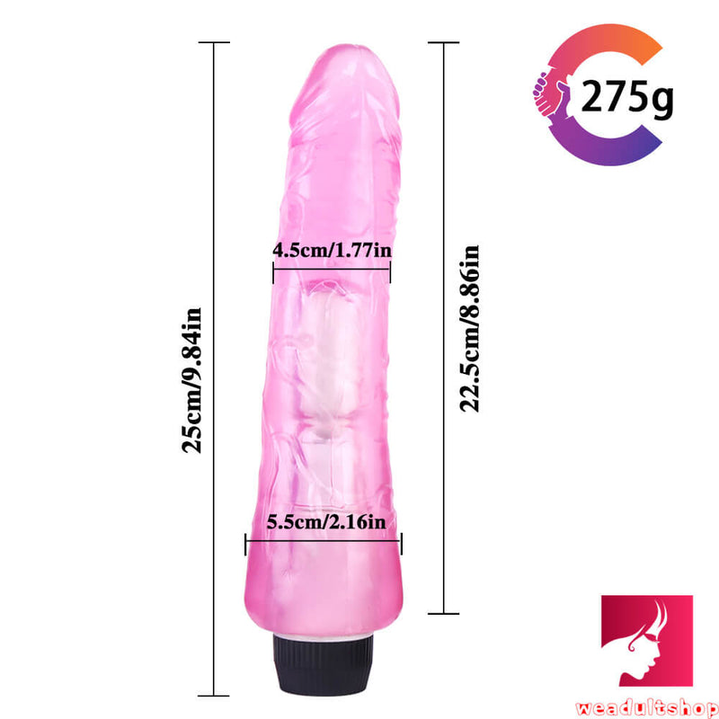 9.84in Realistic 7 Vibrating Modes Dildo Sex Toy For Women