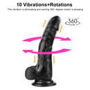 Dildo Ball With Suction Realistic 360° Rotation Dildo Stimulator - Adult Toys 