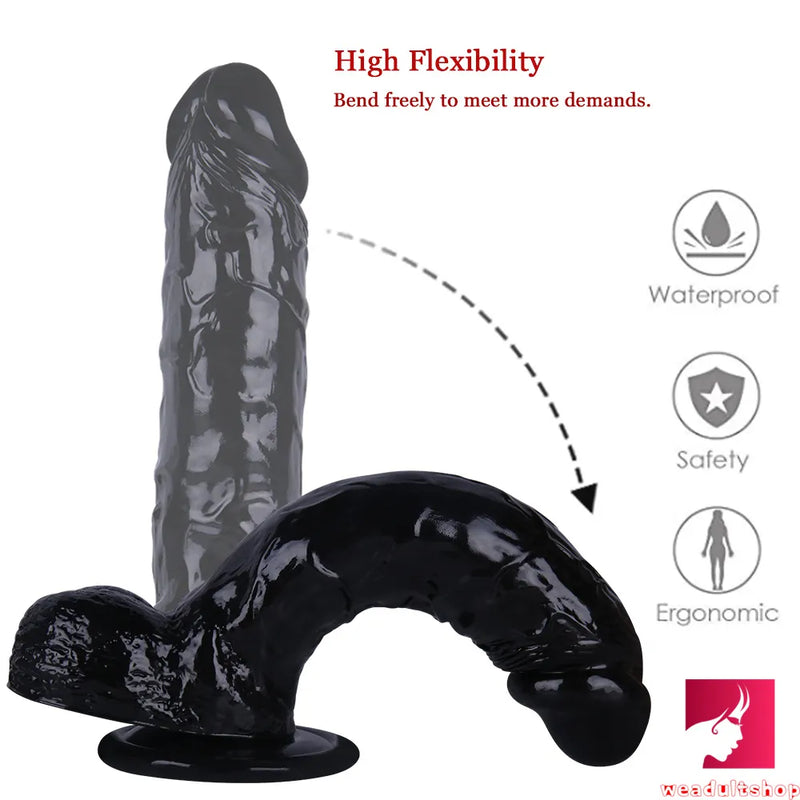 9.45in Realistic Skin Feeling Penis Dildo Adult Erotic Sex Toy