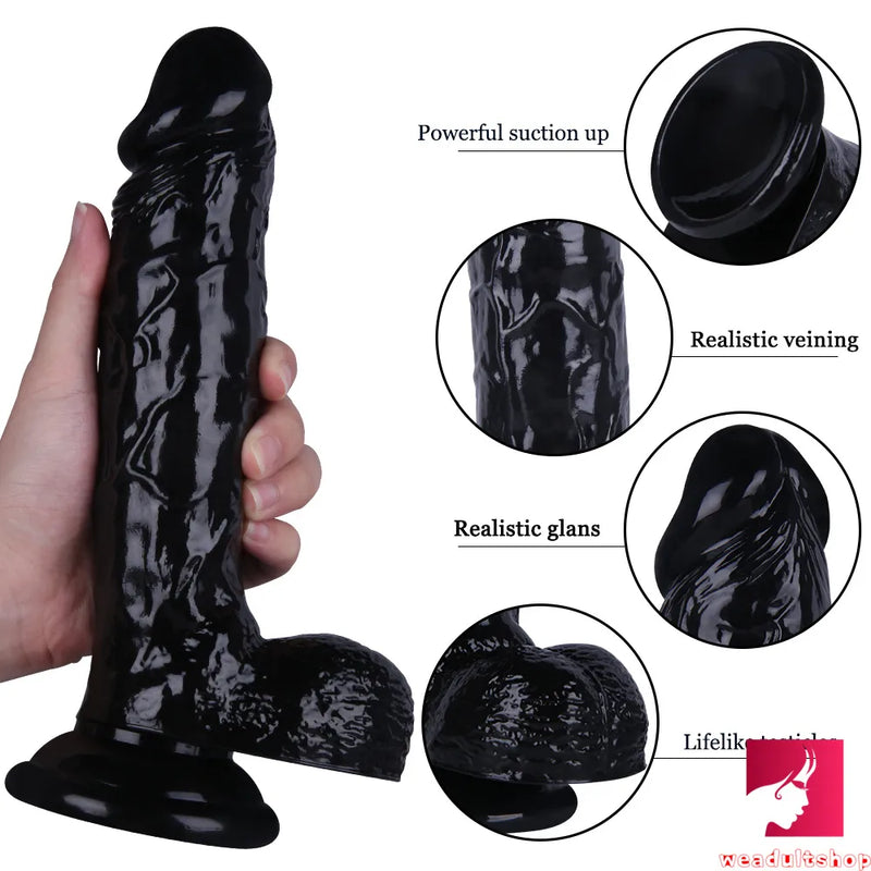 9.45in Realistic Skin Feeling Penis Dildo Adult Erotic Sex Toy