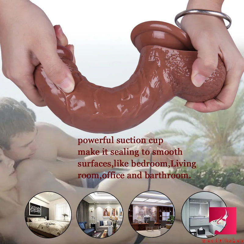 9.45in Realistic Skin Feeling Penis Dildo Adult Erotic Sex Toy