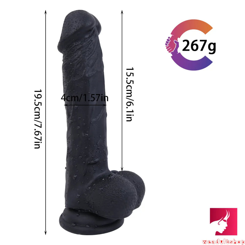 7.67in Real Feeling Lifelike Dildo For Women Sex Orgasm